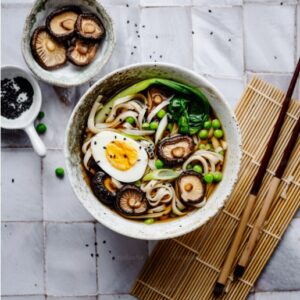 Sopa Asiática de Champiñones